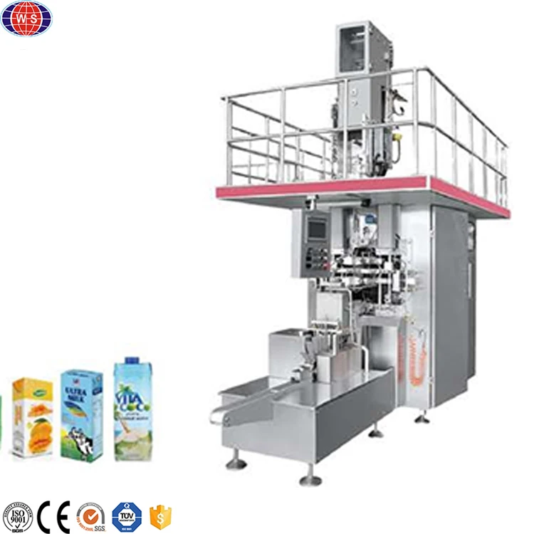 Automatic Juice Liquid Filling Machine Milk Juice Water Aseptic Brick Carton Filling And Packaging Machine