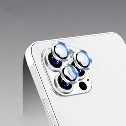 Camera Lens Tempered Glass Screen Protector Phone Lens 9H Individual Aluminum Alloy For iPhone 14 13 12 11 Pro Pro Max Plus Mini