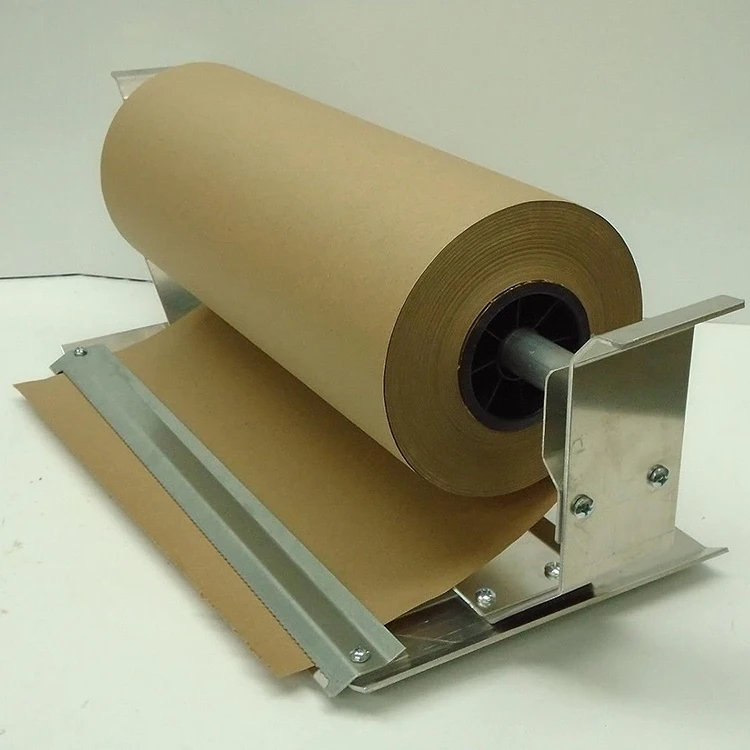 JH-Mech 18 inches Desktop Installation Heavy Duty Steel Craft Paper Roll Dispenser with Cutter