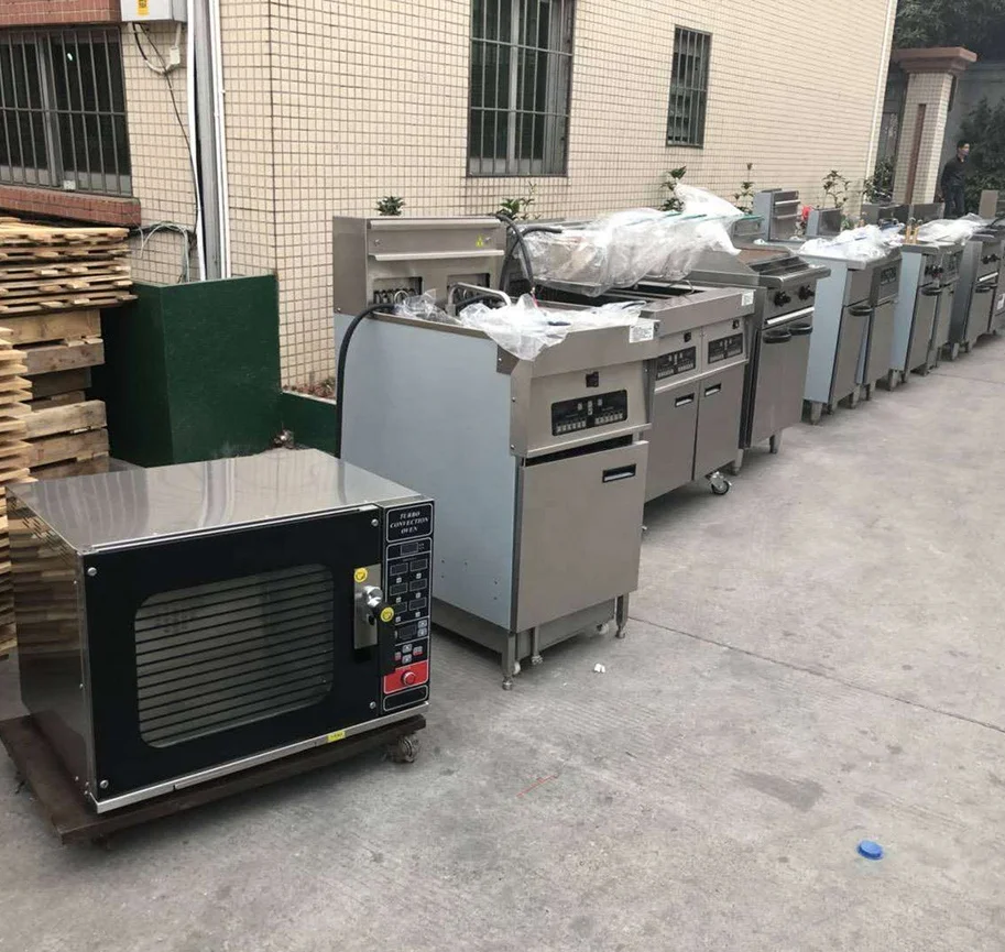 Fast food equipment Commercial kfc chicken deep fryer with automatic basket lift