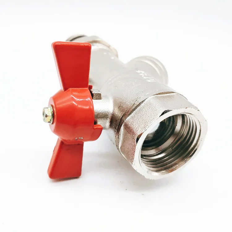 Multi-function water Manual DN25-DN32 pressure 1.6Mpa 1inch External thread  brass  ball valve with filter