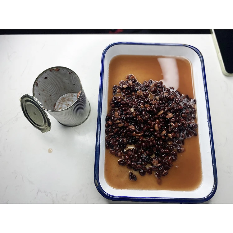 Hot selling healthy 425g canned black bean salt canned vegetables food