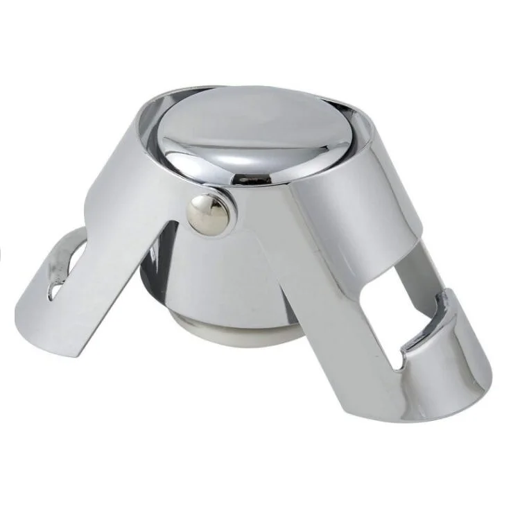 customized wine accessories stainless steel wine bottle stopper rose gold champagne bottle stopper with custom logo