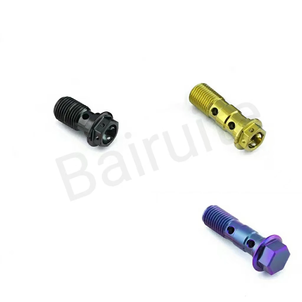 Professional Factory Price M10 x 1.0 Titanium Banjo Bolt titanium bolt For  Brake Calipers - Grade 5 Ti 6Al-4V