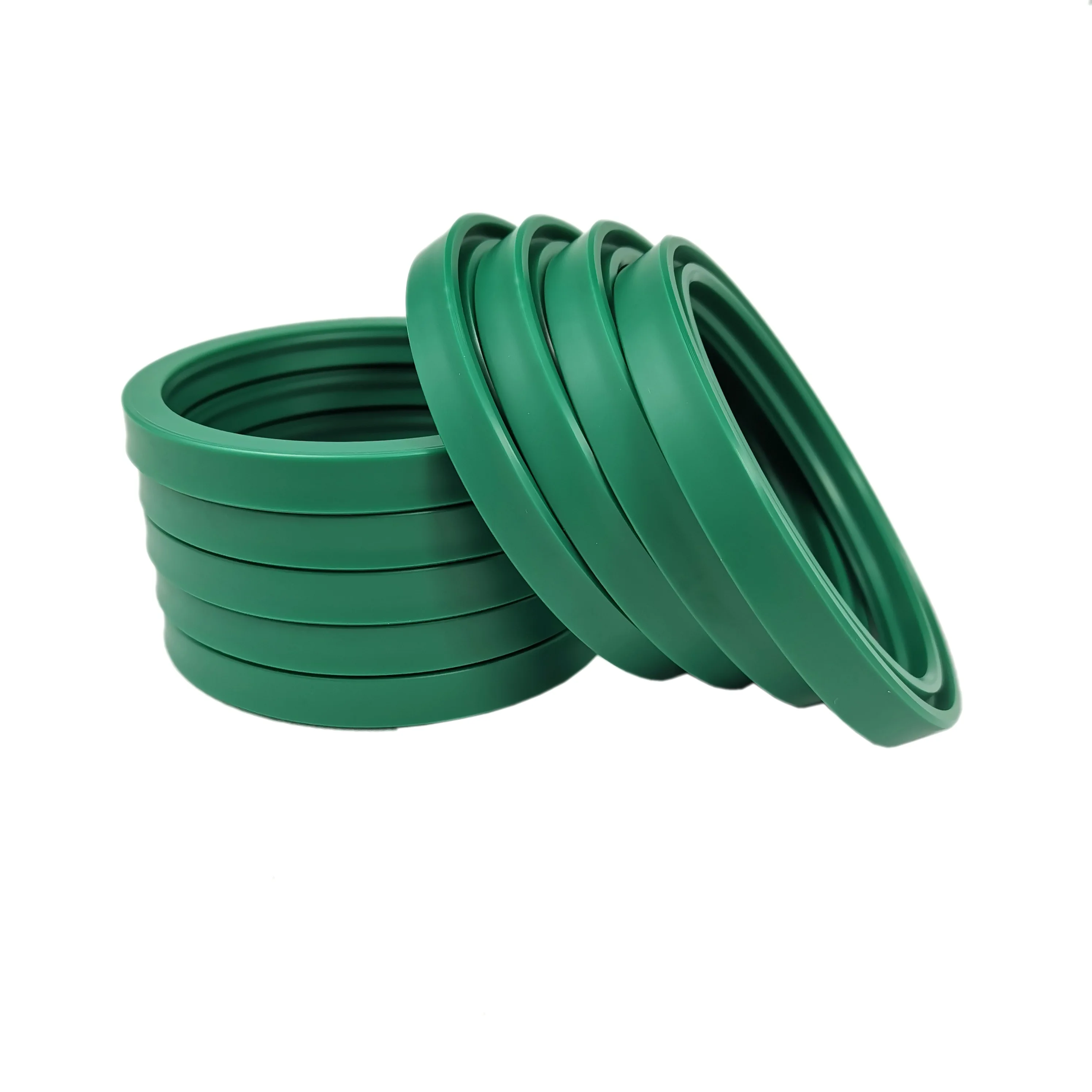 Wear resistant piston rod BS double lip oil seal