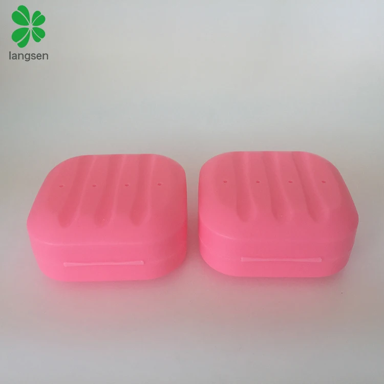 Travel usage plastic PP soap box, soap dish holder, soap packaging container printing logo private label
