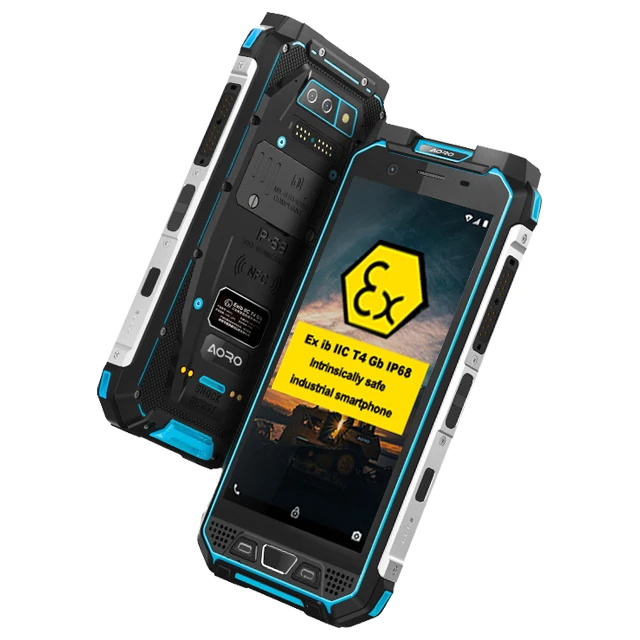 5.7Inch Big display Atex phone 4gb+64gb Android Mobile Phones Explosion Proof Zone 2/zone 1 Intrinsically safe smartphone