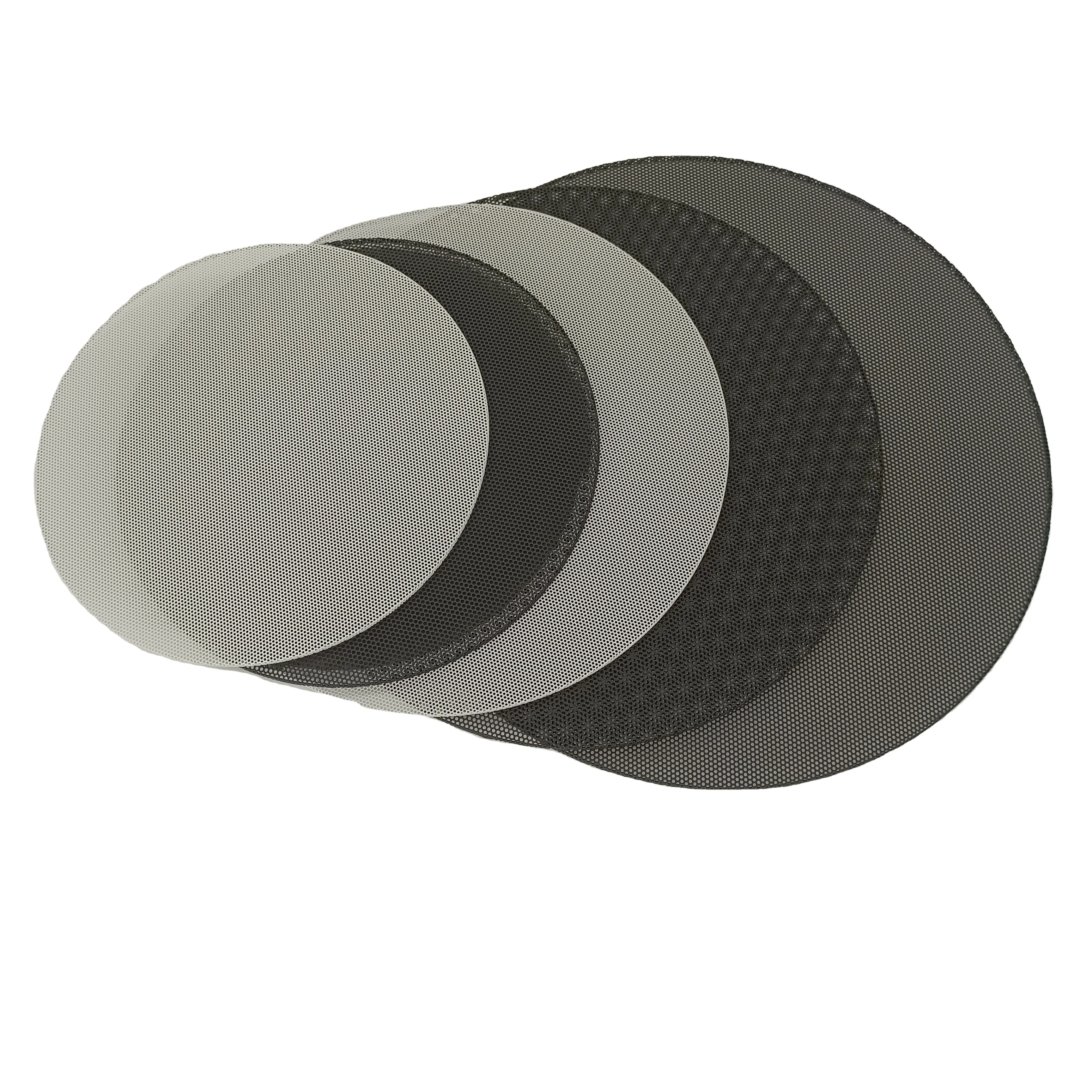 Сетчатая накладка на автомобильный динамик декоративная круглая металлическая решетка для звуковых частот 4/5/6/8/10