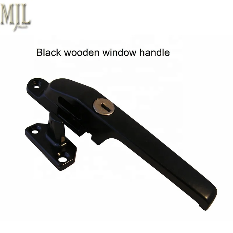 MJL Wood grain large glass windows sound proof aluminum alloy tilt and turn window price