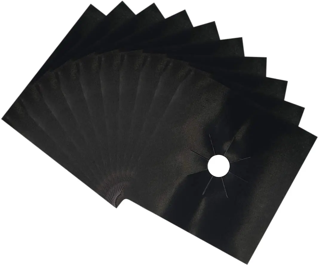 
Hot Burner Cover Gas Stove 3 Burne Reusabl Stove Burner Cover Stove Counter Gap Cover 10.6*10.6inch 