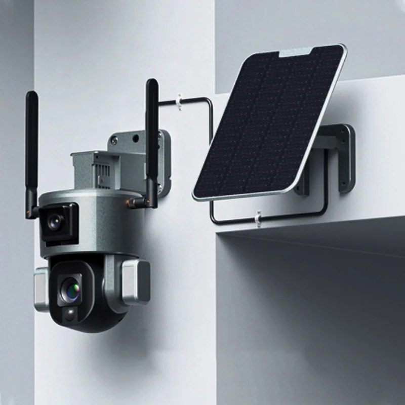 Home Outdoor Waterproof Security 4G Dome Solar Camera Wireless CCTV Camera Surveillance Network Camera