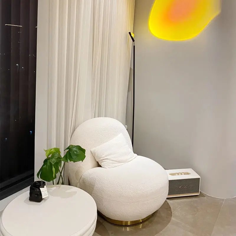 modern new design living room armchairs white  High Density Sponge Leisure Chair leisure quality single sofas