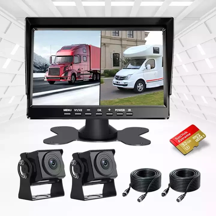 Bus, RV, engineering vehicle, agricultural vehicle reverse image monitoring system