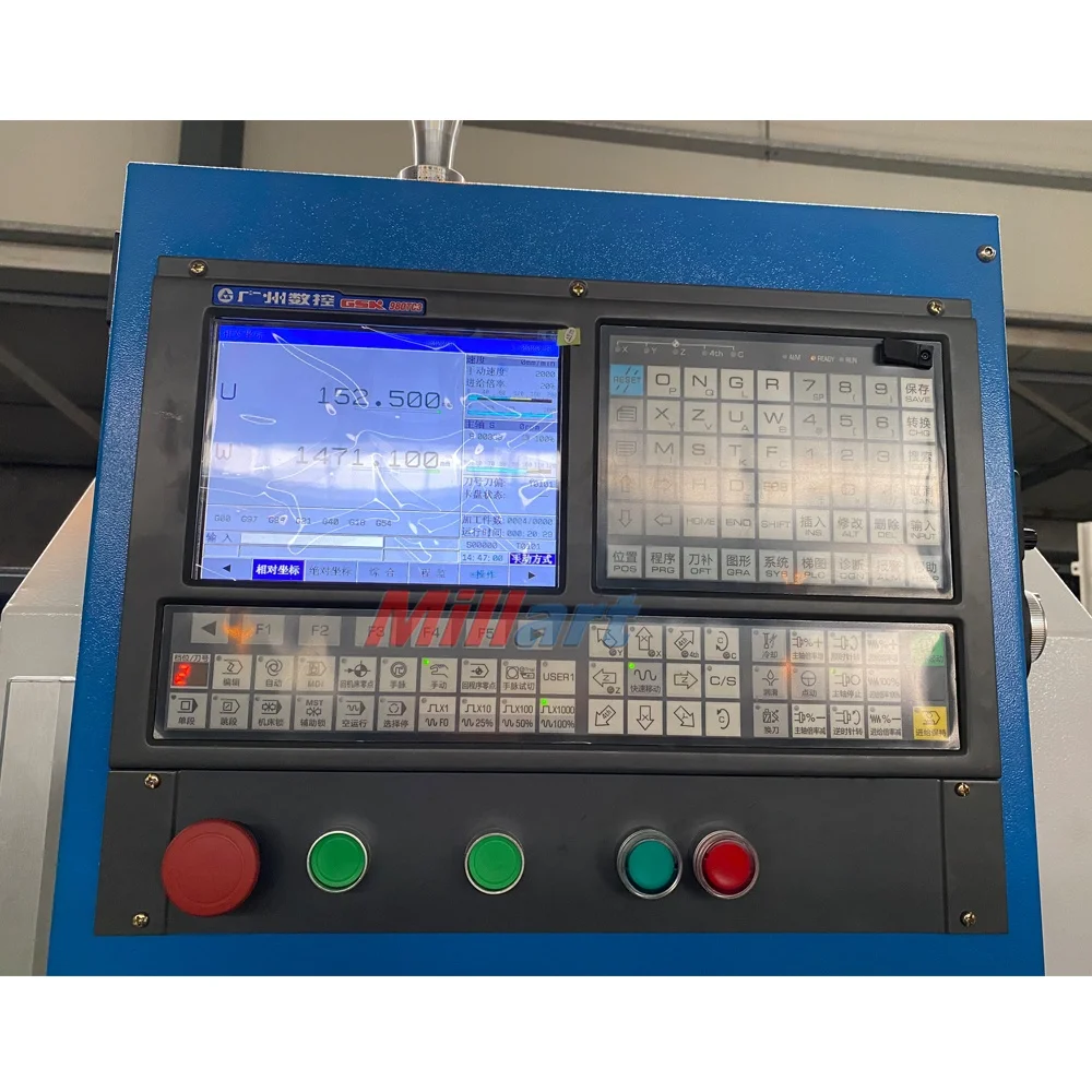 Automatic Horizontal CNC Lathe Machine/FANUC Flat Bed CNC Lathes  Machine CK6150