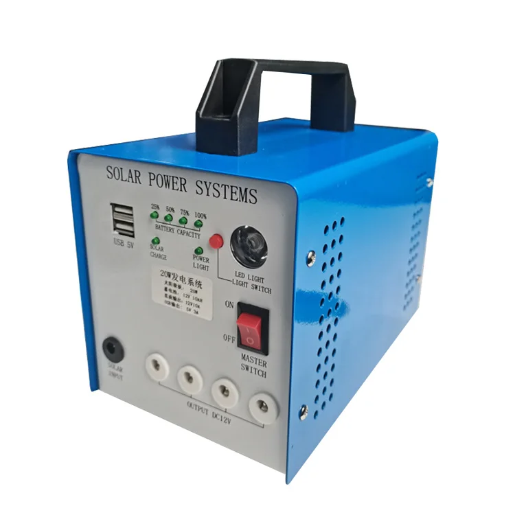 High quality solar power station energy system portable battery solar generator for family use