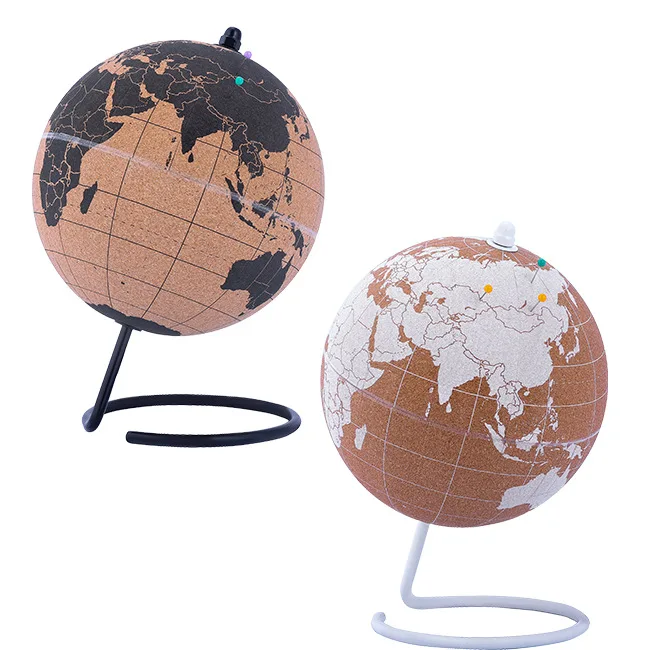 2021 Decorative Christmas Gift Desktop Modern Style Custom Home Globe Black CLASSIC OEM Logo Packing Geography Pcs Color Iron