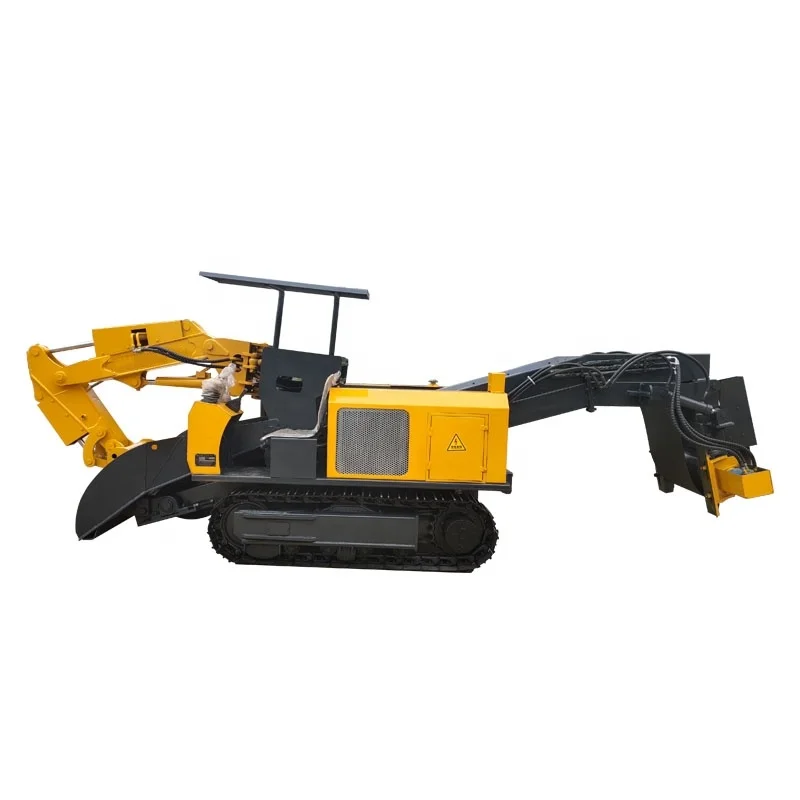 electric underground mining rock loader for hydro power tunnel