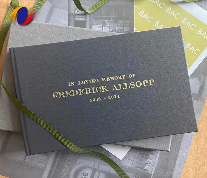 Похоронная Гостевая книга и открытка популярная элегантная мемориальная для похорон печать на заказ цветная