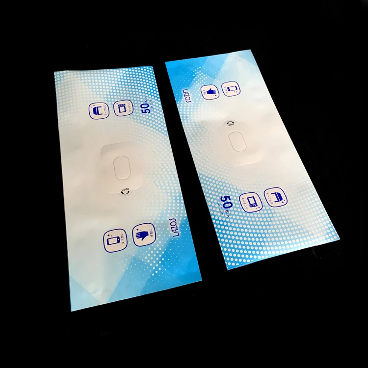 plastic baby wet wipes tissue packing bags gusset bag