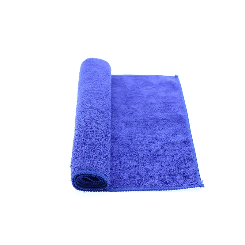 420gsm 40x60cm Sanded fabric car wash microfiber towels strong water absorption blue/purple/grey car cleaning cloth