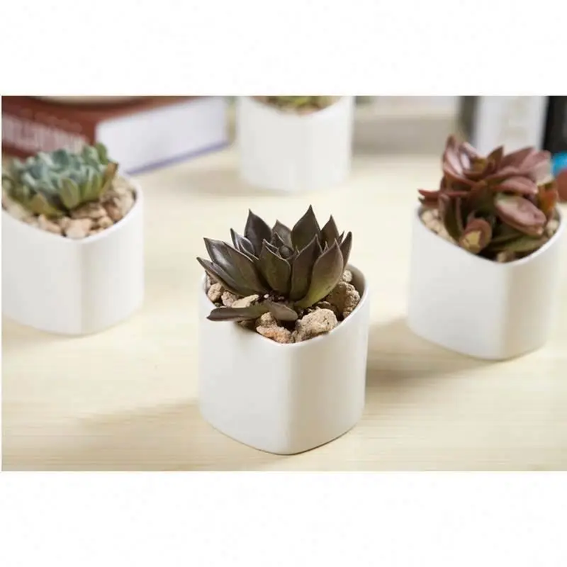 
Beautiful home decorative heart shaped ceramic outdoor garden plant pot 