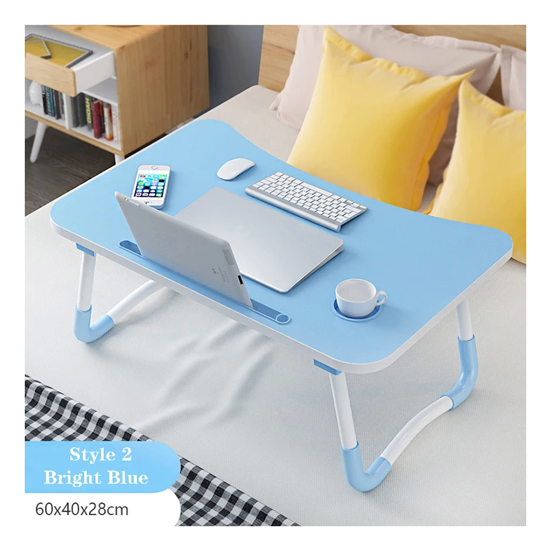 New Design Folding Student Study Writing Tables Folding Laptop Table Bed Folding Study Desk