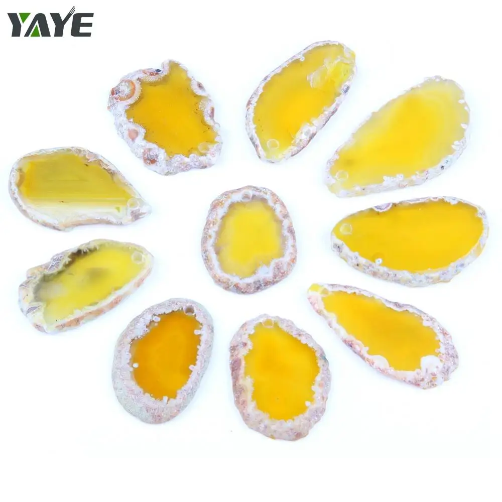 Wholesale Factory Price Bulk Agate Coaster Slices Natural Gemstone Agate Coaster