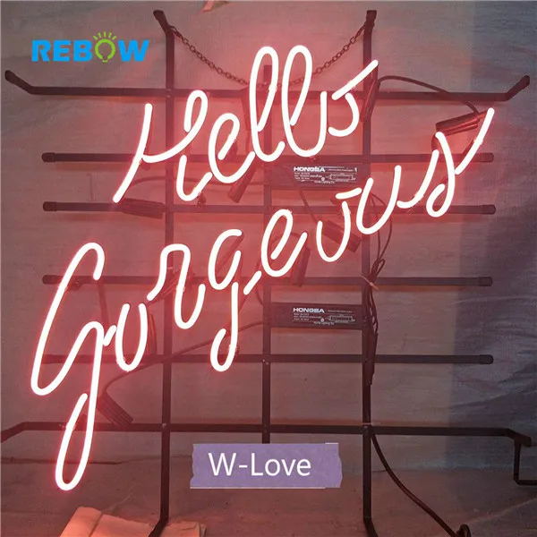 Rebow Decoration Baby Happy Board Neon Lighting It Was All A Dream Open 24 Hours Neon Sign