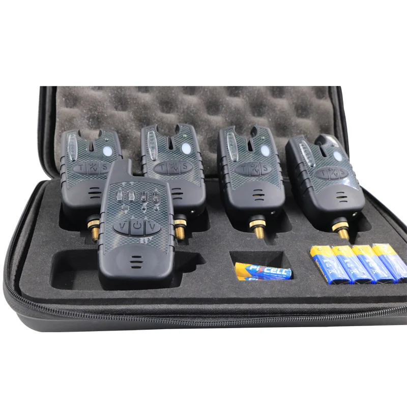 Hot Sale Cheap High Sensitivity JZH-RF 898 4+1 Electronic Durable Wireless Waterproof Fishing Bite Alarm Set