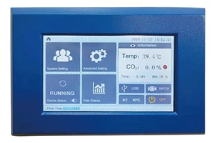 Air jacket 90 degree CO2 Incubator BJPX-C50II for USB port and LCD touch screen 50L Clinic lab