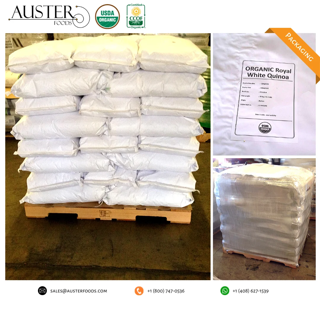 
Organic Royal Quinoa (Pallet orders delivered overseas) 