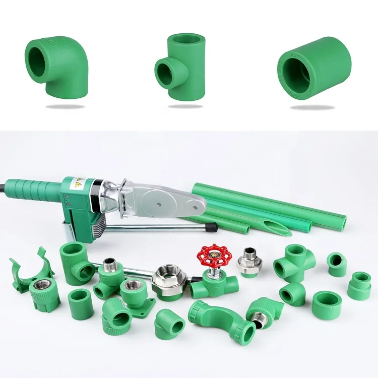 REHOME Factory PPR Female Threaded Elbow Pipe Plumbing Fittings Tee Elbow Socket Cast Brass 50mm Polypropylene Tube Fittings