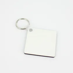 Double sided cow tag keychain Blank sublimation key ring 2023 new trends product