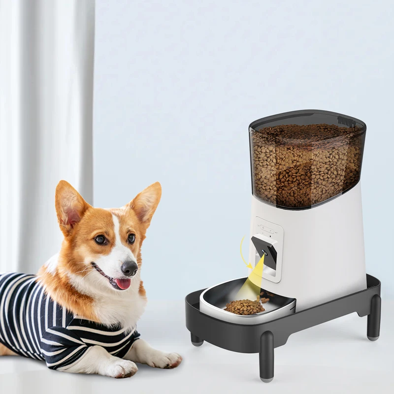 Pet Feeder Elevated Holder Power Cable Protect Pet Food Dispenser Bracket Protect Raised Stand Pet Feeder Elevating Bracket