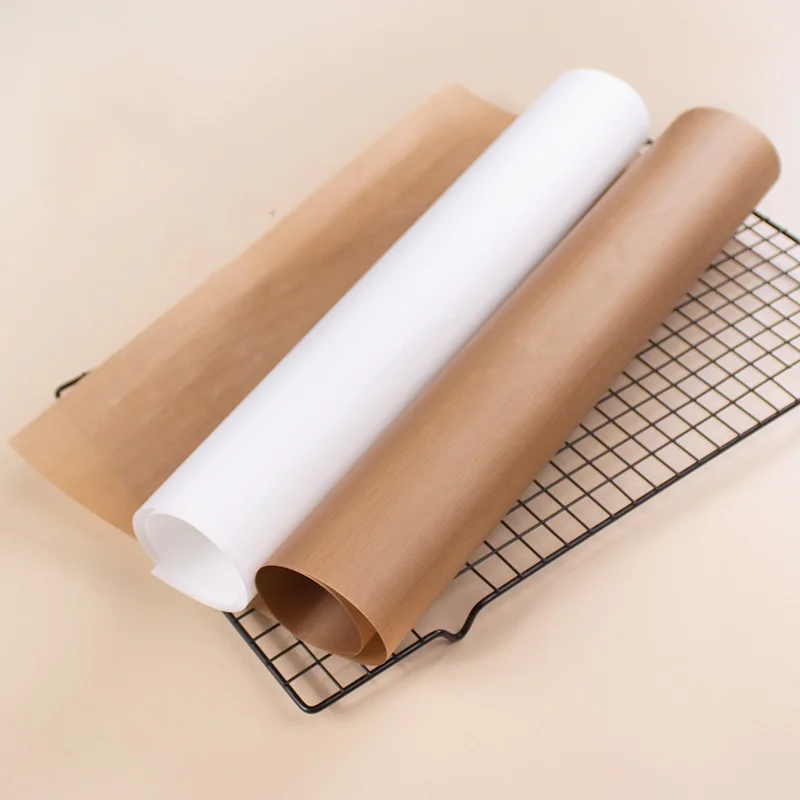 Wholesale Teflon coated fiberglass cloth Heat Resistant Oil Paper Non-stick Baking Tray Liner Cake Pads Pastry Oven Liner