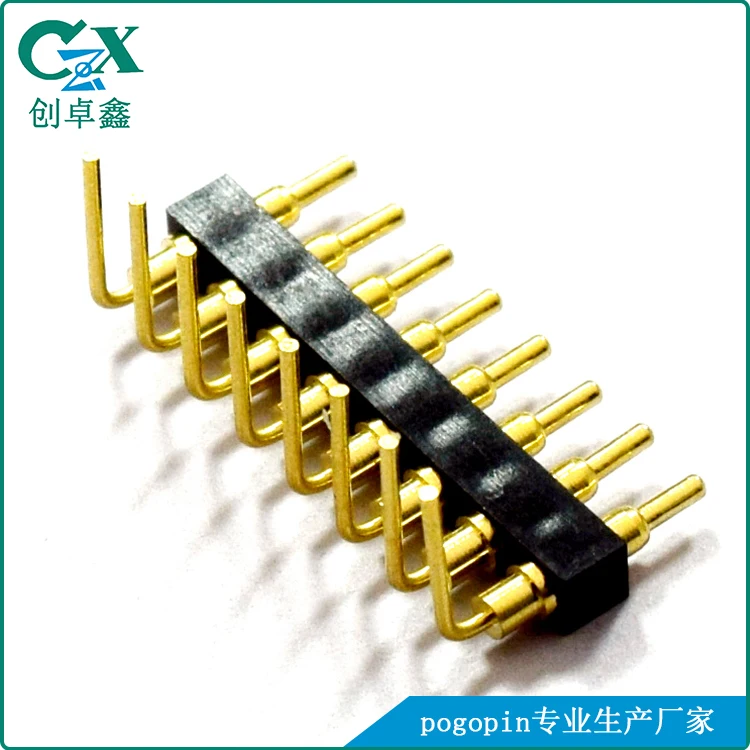  8 pin Пружинные контакты SMT/SMD Разъем пружинный 8-контактный