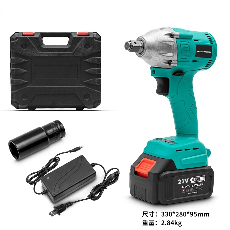 Hot Selling Electric Cordless Impact Wrench Rechargeable Wrench Brushless Impact Wrench Drill Screwdriver Bare Metal