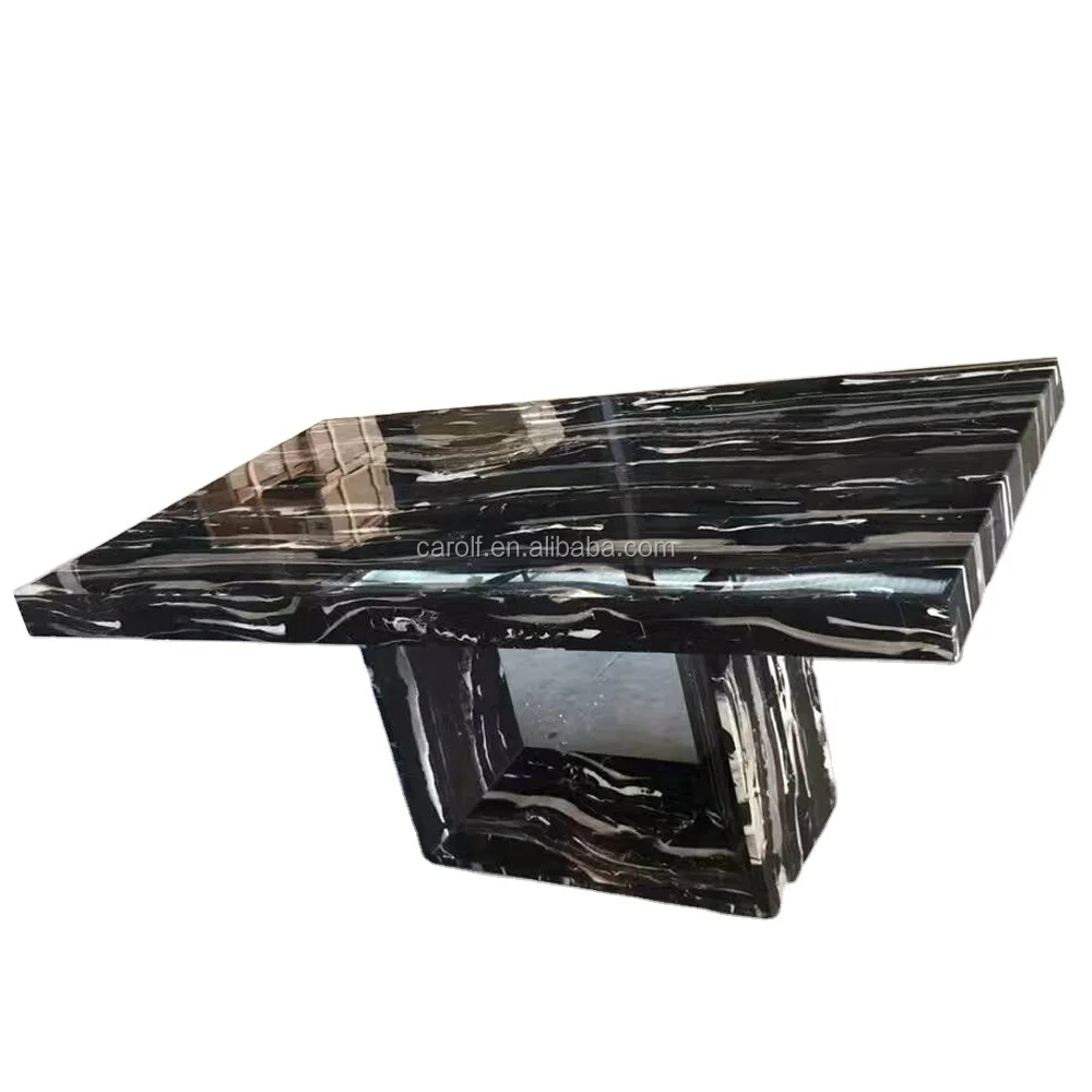 Concrete Dining Room Furniture Luxury Granite Dragon Mart Marble Dubai Dining Table