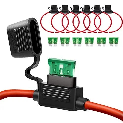 Urlwall Waterproof Standard Mini Fuse Holder  ATO/ATC Fuse Holder Fuse Tap ATM ATC