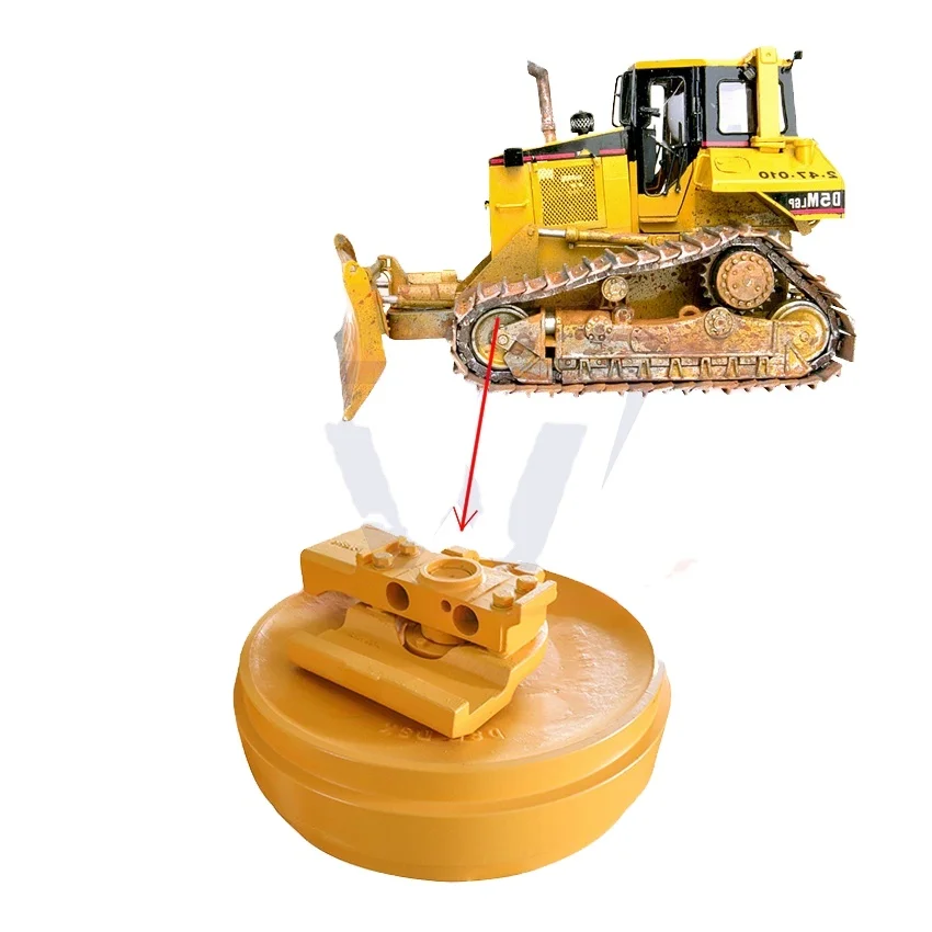 D10N D4C Bulldozer D6K D10T Cr5045 D4K D5H D8N D4 D8R D3C D8H D65E 8 D5M D7 D11N 6Y0554 D4C D3 D65Ex 12 D9H Front Idler