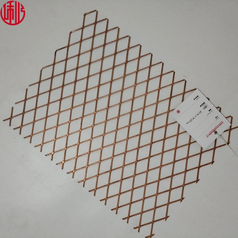 Small hole steel mesh durable Mesh Expanded Metal Customized for shelf  firm mesh