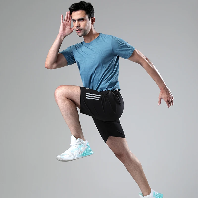 Wholesale Clothing Short Sleeve T-Shirts Quick-drying Training Wear Fitness T Shirt for Men Sports
