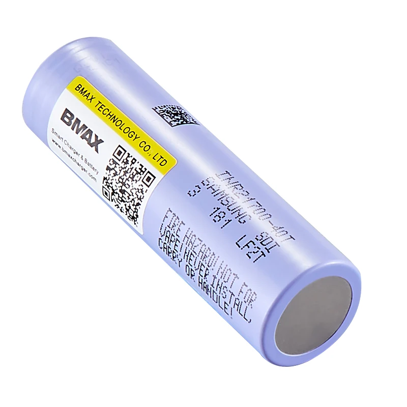 4000mAh INR21700-40T Rechargeable 18650 3.6V Lithium ion Cell Cylindrical Long Cycle Life High Capacity li-ion battery 3.7v
