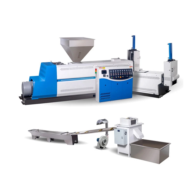 High Speed SJ-100 double stage plastic recycling pelletizer granulator machine