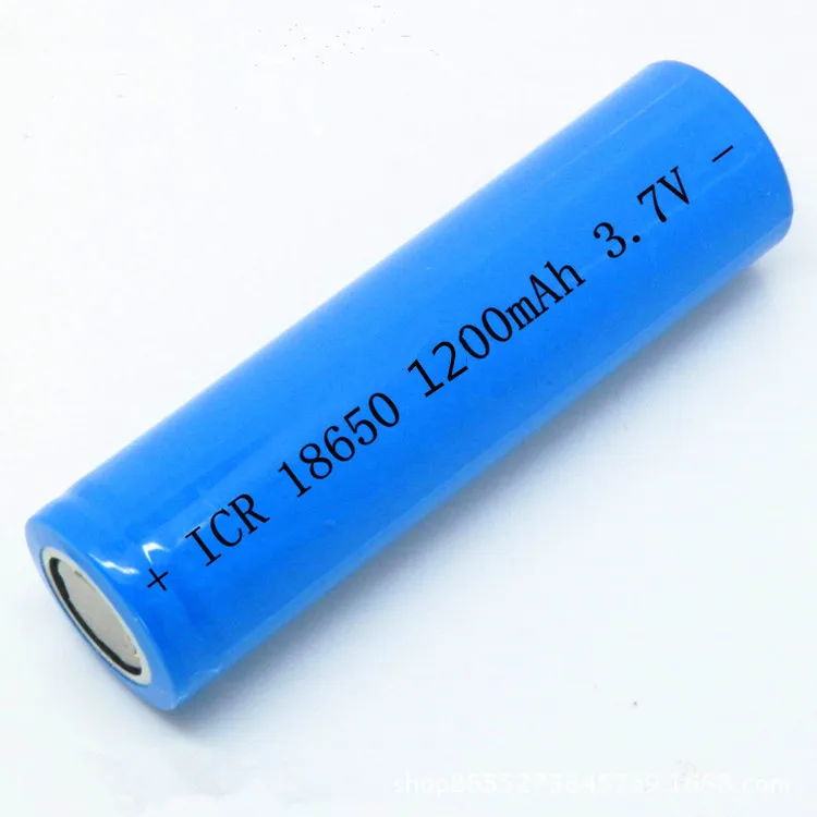 wholesale factory price lithium 18650 3.7V 1200mah Li-ion NCM battery for LED/speaker/light
