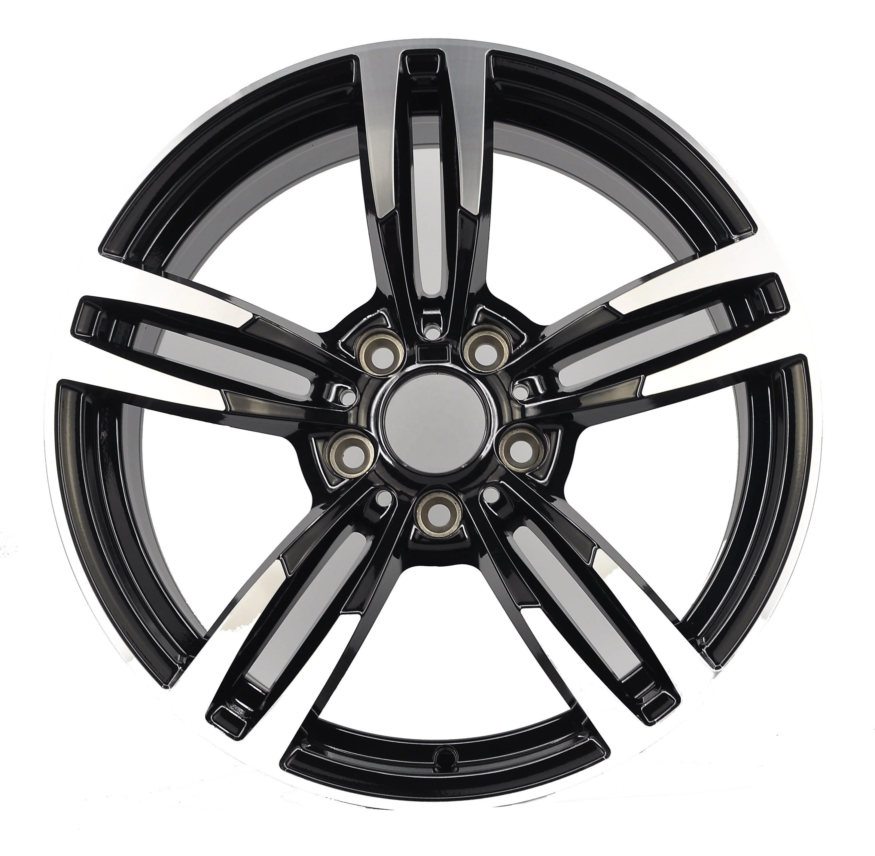 Hot sale 17 inch 18 inch 19 inch 5x120 car rims black 4 wheel electric car aluminum alloy passenger car wheels
