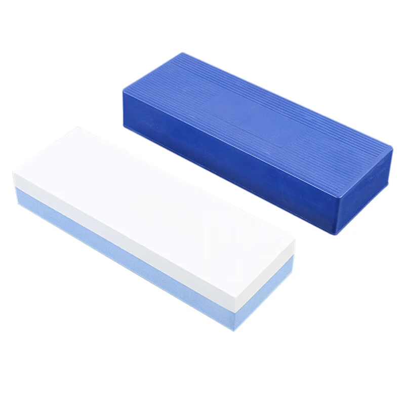 HYSTIC Double-Sided Corundum Superfine Whetstone 180*60*32mm Blue White Sharpening Emery Tool 400/1000 Corundum Tool