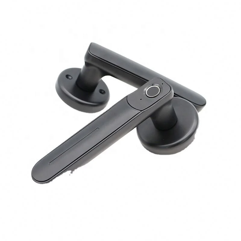 Smart Handle Fingerprint Door Smart Sensor Indoor  Office Door Lock Security Anti-Theft Door Lock