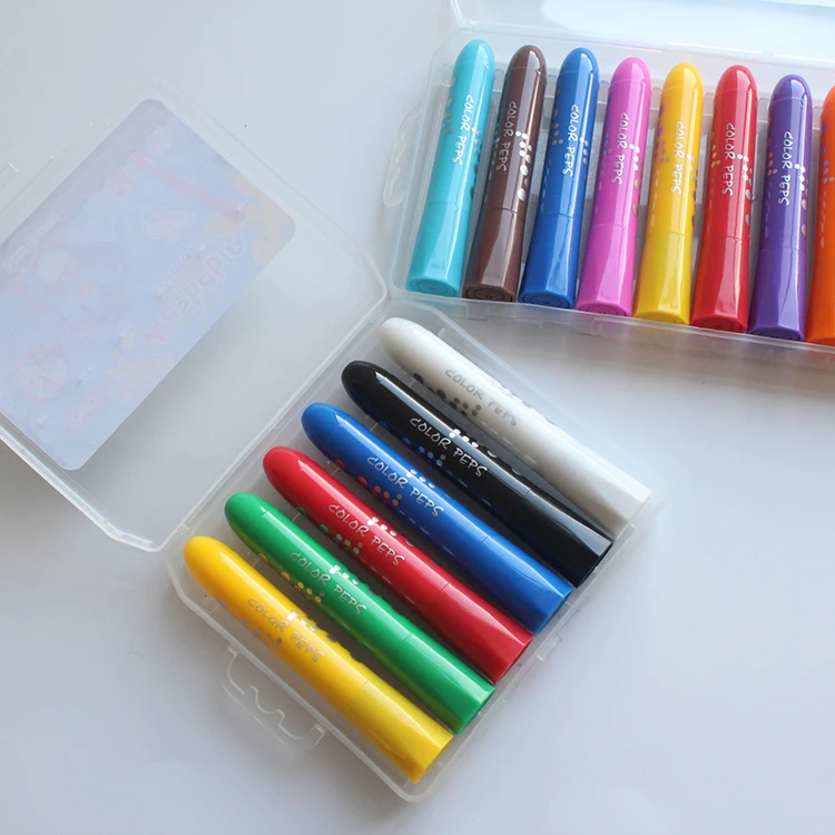 Washable Quick Dry 6 Colors Watercolor Pastel Nontoxic Colorful Stick Crayon Kiddy Crayon Markers Office Students