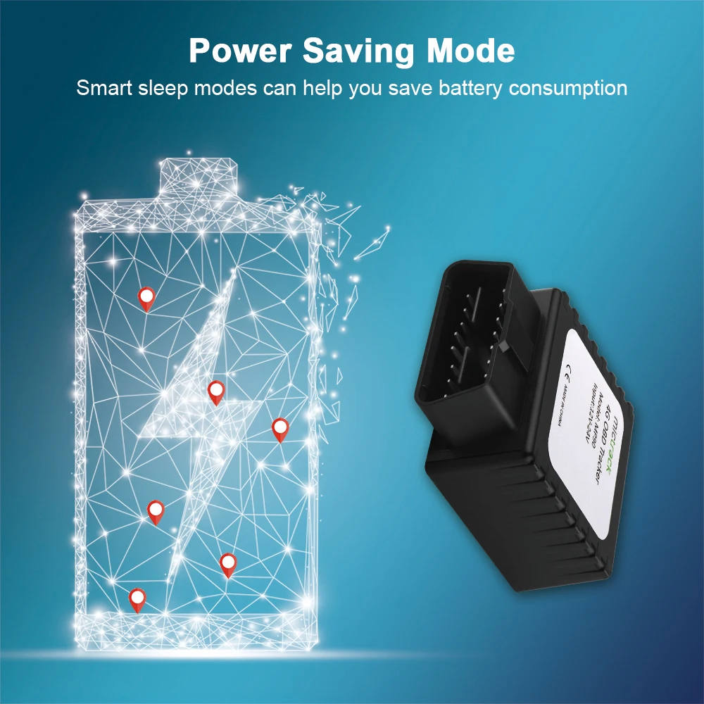 4G OBD II Tracker GPS Locator FDD LTE Real-time MP90 Vehicle GPS Easy Install OBD Plug Connector GPS Tracker Car Free Web APP